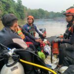 TIM SAR GABUNGAN PERLUAS PENCARIAN TERHADAP KORBAN TENGGELAM DI KALI CIMANCERI.