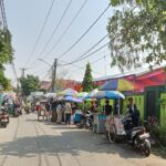 Para pengandara roda 4 dan 2 sempat komplain, jalan macet.