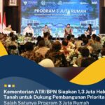 Kementerian ATR/BPN Siapkan 1,3 Juta Hektare Tanah untuk Dukung Pembangunan Prioritas, Salah Satunya Program 3 Juta Rumah.