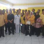 SETELAH DI LANTIK NURUL HIKMAH WAKIL BUPATI TANGERANG KUMPULKAN ANGGOTA GOLKAR DI GEDUNG.
