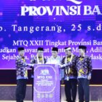 Gubernur Banten Andra Soni juga turut menyampaikan bahwa MTQ bukan hanya sekadar kompetisi membaca Al-Qur’an.