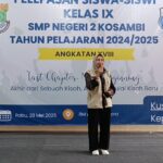 Kepala Sekolah SMP Negeri 2 Kosambi, Sunandar S.P.di berharap para siswa siswi yang dilepas hari Generasi Berguna Bagi Bangsa.