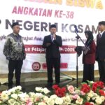 SMP Negeri 1 Kosambi hari ini menggelar acara pelepasan 338 siswa siswi kelas IX tahun ajaran 2024/2025.